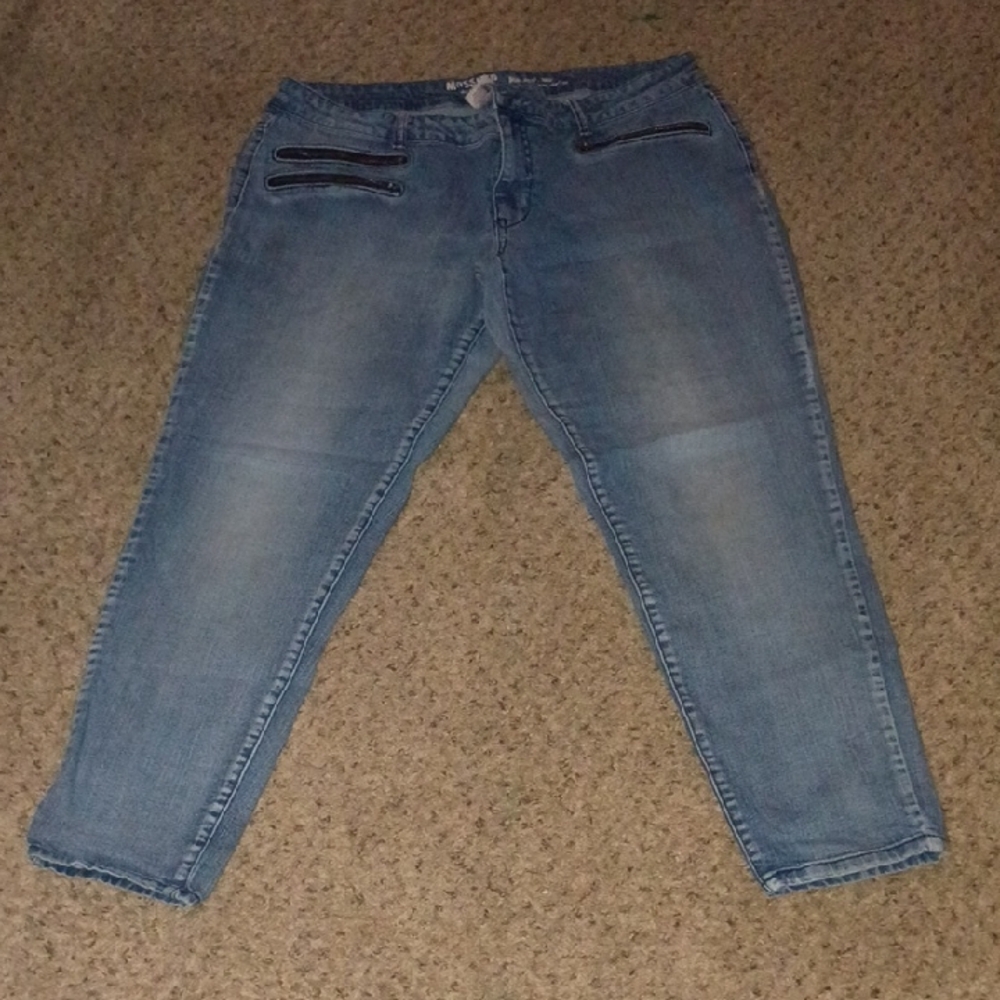 Mossimo Supply Co. Women's Light Blue Straight Leg Jeans